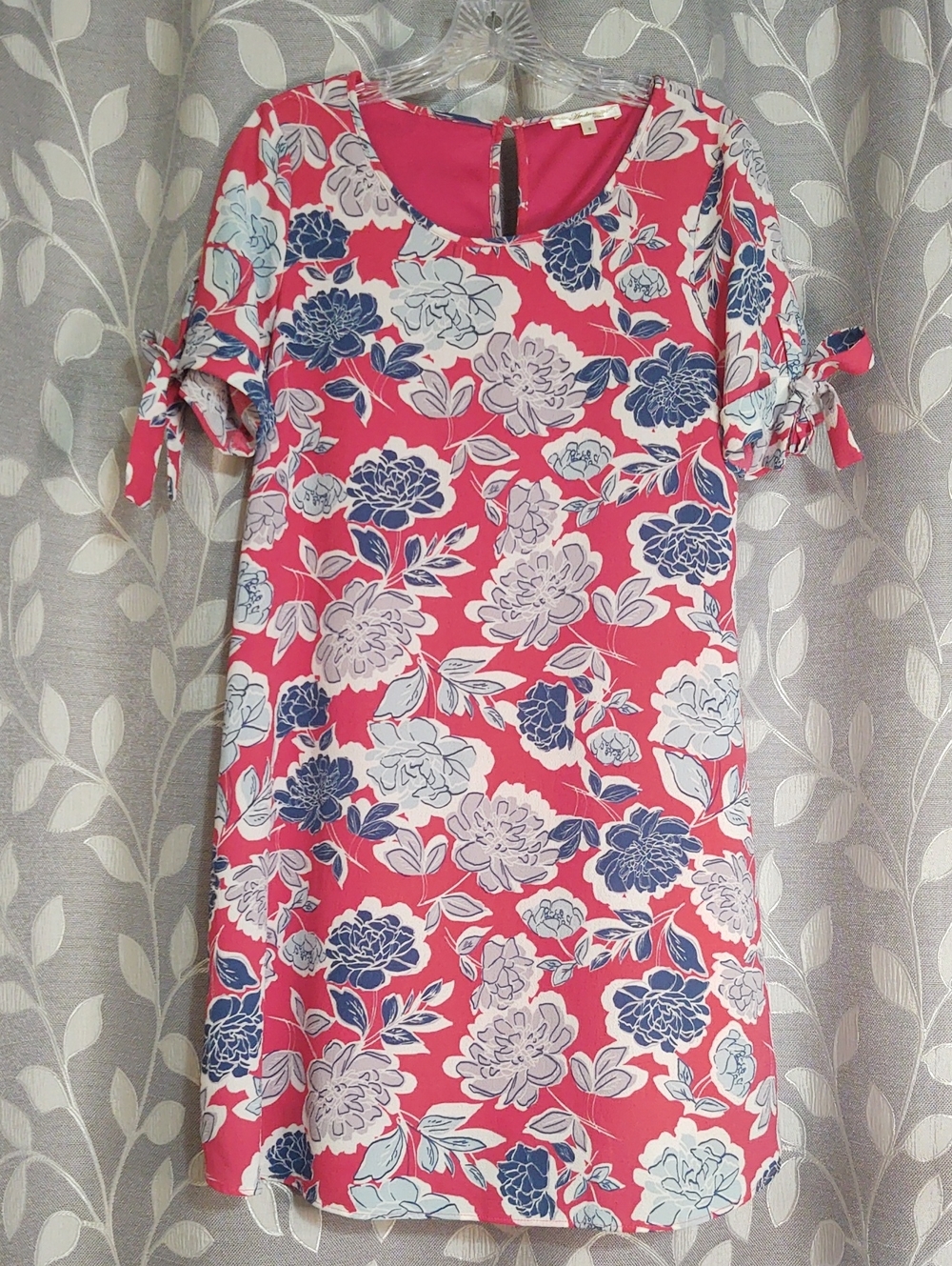 ANDRÉE BY UNIT Pink and Blue Floral Women's Dress size S